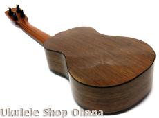 Chihale Works [6S-Wa] ソプラノロングネック ウォルナット 猫インレイ #00594_9