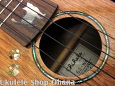 Chihale Works [6S-Wa] ソプラノロングネック ウォルナット 猫インレイ #00594_11