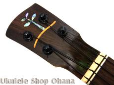 Chihale Works [6S-Wa] ソプラノロングネック ウォルナット 猫インレイ #00594_12