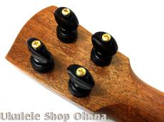 Chihale Works [6S-Wa] ソプラノロングネック ウォルナット 猫インレイ #00594_13