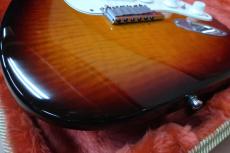 Fender Custom Shop U.S.A 35th Anniversary Stratocaster / Original Sperzel Peg・Solid Flame Maple Top and Alder Back・Bird’s Eye Maple Neck・Ebony Fingerboard・Lace Sensor Pickup With Boost SW【With Hard Case】1989年～1991年製 　EX_12