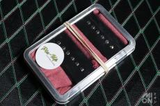 Eric Daw Custom Guitars "P90" Style Soap bar Pickups Black_2