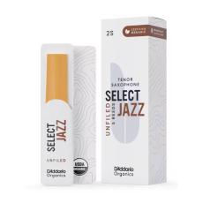D'Addario Woodwinds/RICO ORGANIC SELECT JAZZ リード テナーサックス用 【アンファイルド】 【硬さ:2S】 【5枚入り】オーガニック