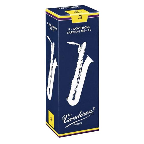 VANDOREN BS3 トラディショナル 【硬さ:3】【青箱】 サックスリード バリトンサックス用