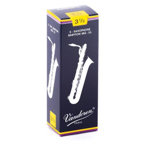 VANDOREN BS3・1/2 トラディショナル 【硬さ:3・1/2】【青箱】 サックスリード バリトンサックス用