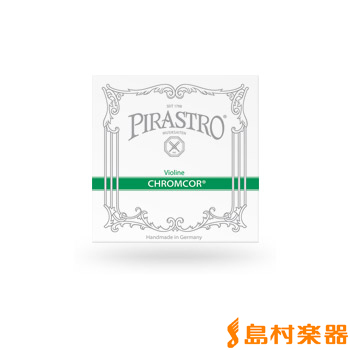 Pirastro 319280 CHROMCOR ヴァイオリン弦 バイオリン弦 クロムコア A線 1/16、1/32用 Mittel スチール/クロームスチ