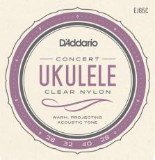 D'addario EJ65C クリアナイロン コンサートウクレレ用プロアルテ ウクレレ弦