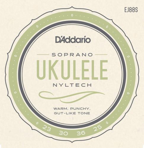 D'addario EJ88S ナイルテック ソプラノウクレレ用ウクレレ弦