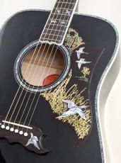 Gibson Custom Shop Dealer Select Doves In Flight Ebony Black【5本限定オーダー品】【40mmナローネック】_3