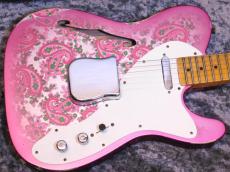 Fender Custom Shop Limited Edition Relic 50s Thinline Pink Paisley Telecaster 2021_3