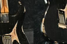 Fender 1957 Stratocaster Ash Body!! -Refinish Black- Vintage!!_8
