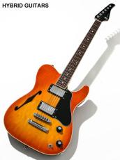 RY Guitar Korina Tele-Hollow 2H Ice Tea Burst 2023_7