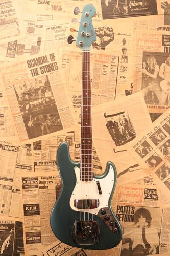 Fender 1966 Jazz Bass "Bound & Dot Neck with Original Lake Placid Blue"