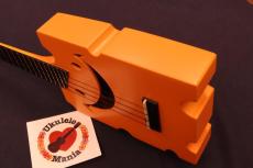 Cheezy Custom Solid Mahogany Orange "Cheese" Concert #5649_3