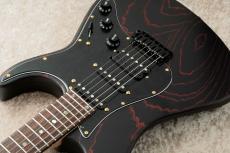 Red House Seeker S 24F SSH w/Selected Flame Maple -Openpore Black / Red Grain-_4