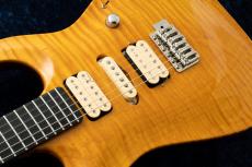 Marchione Set Neck Carved Top 1P Figured Maple Top -Amber-_5
