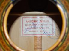 アントニオ・デュラン Antonio Duran 　2000年製 オール単板仕様_4