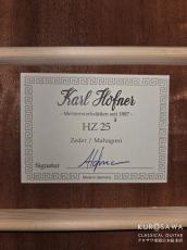 Hofner カール・ヘフナー Classic Series HZ25 杉単板・マホガニー 【日本総本店2F 在庫品】_4