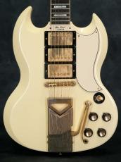 Gibson Custom Shop 60th Anniversary 1961 Les Paul SG Custom with Sideways Vibrola in Polaris White