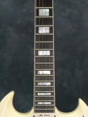 Gibson Custom Shop 60th Anniversary 1961 Les Paul SG Custom with Sideways Vibrola in Polaris White_5
