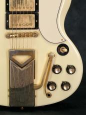 Gibson Custom Shop 60th Anniversary 1961 Les Paul SG Custom with Sideways Vibrola in Polaris White_9