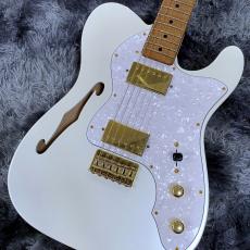 XOTiC XTC-3 Thinline White Pearl Light Aged w/5A Roasted Flame Maple Neck【サウンドメッセ2025 出展モデル】