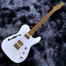 XOTiC XTC-3 Thinline White Pearl Light Aged w/5A Roasted Flame Maple Neck【サウンドメッセ2025 出展モデル】_2