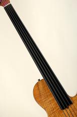 Rob Allen Deep 5 Figured Koa Fretless 35" Scale 2013_5