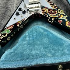 Epiphone Inspired by Gibson Custom Shop Jimi Hendrix "Love Drops" Flying V Left Hand_3