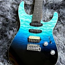 Charvel Pro-Mod Plus Dinky DK24 HSS 2PT EB QM / Blue Curacao 【展示入替特価】