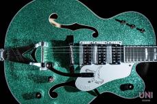Gretsch G6136T Kenny Falcon II with String-Thru Bigsby Early Summer Green Sparkle / 2023