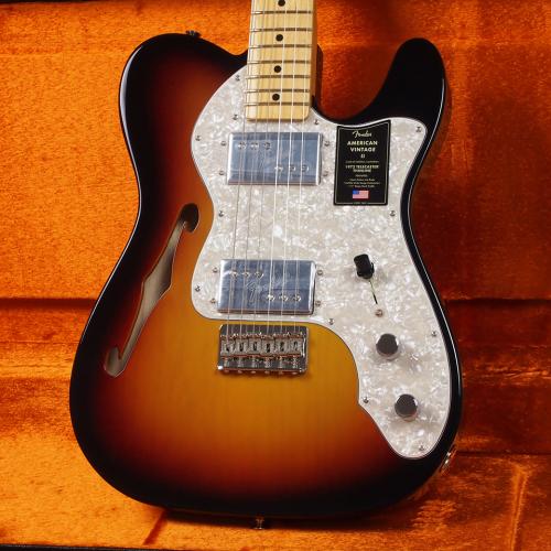 Fender American Vintage II 1972 Telecaster Thinline Maple Fingerboard ~3-Color Sunburst~ 【全国どこでも送料無料!!】【Fender公認ストア!! 浜松の楽器店 SONIX】