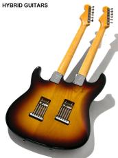 Vanzandt Double Neck Stratocaster 3-Tone Burst 1995_4