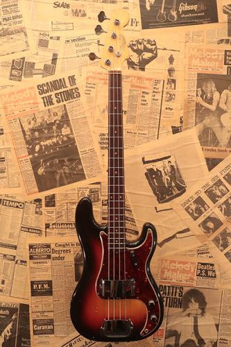 Fender 1961 Precision Bass "Slab Finger Board Neck with Excellent Clean Condition"