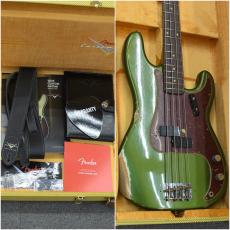 Fender Custom Shop Bass Planet Spec 1960 Precision Bass Relic w/Roasted Neck -Aged Cadillac Green-【3.81kg】_10