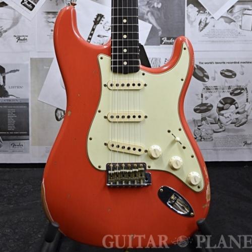 Fender Custom Shop Guitar Planet Exclusive 1963 Stratocaster Relic -Aged Fiesta Red-