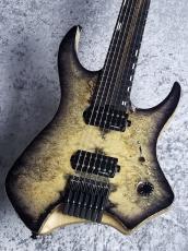 Acacia Guitars Medusa7  「Black Burst」「S/N:J2242」「現物写真」7弦モデル