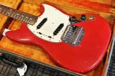 Fender 1966 Mustang Original Red w/ Original Silver Tolex Case【3.54kg】