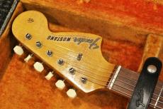 Fender 1966 Mustang Original Red w/ Original Silver Tolex Case【3.54kg】_3