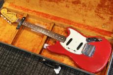 Fender 1966 Mustang Original Red w/ Original Silver Tolex Case【3.54kg】_4
