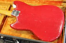 Fender 1966 Mustang Original Red w/ Original Silver Tolex Case【3.54kg】_5