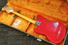 Fender 1966 Mustang Original Red w/ Original Silver Tolex Case【3.54kg】_8