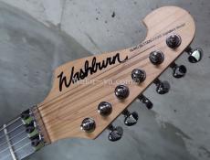 Washburn N4 Nuno Bettencourt Black/ White Splatter_3
