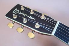 S.Yairi YD-308 Left Hand CTM Oder Model / Vertical Logo・Schaller Gold Peg・Solid Abalone Trim & Rosette・Solid German Spruce Top・Solid Jacaranda Side and Back・Ebony Fingerboard and Bridge・Under Finish Black Pic_8