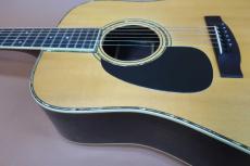 S.Yairi YD-308 Left Hand CTM Oder Model / Vertical Logo・Schaller Gold Peg・Solid Abalone Trim & Rosette・Solid German Spruce Top・Solid Jacaranda Side and Back・Ebony Fingerboard and Bridge・Under Finish Black Pic_13