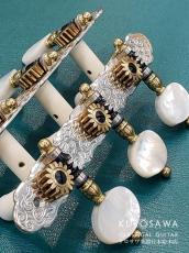 Rodgers ロジャース L254 Sterling Silver 35mm 白蝶貝 クラシックギター用糸巻き【日本総本店2F 在庫品】_4