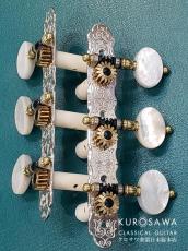 Rodgers ロジャース L254 Sterling Silver 35mm 白蝶貝 クラシックギター用糸巻き【日本総本店2F 在庫品】_5