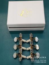 Rodgers ロジャース L254 Sterling Silver 35mm 白蝶貝 クラシックギター用糸巻き【日本総本店2F 在庫品】_6
