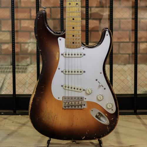Nacho Guitars Mid 50s Contour Body #5024 Heavy Aging Sunburst Medium Soft V Neck