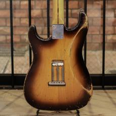 Nacho Guitars Mid 50s Contour Body #5024 Heavy Aging Sunburst Medium Soft V Neck_3